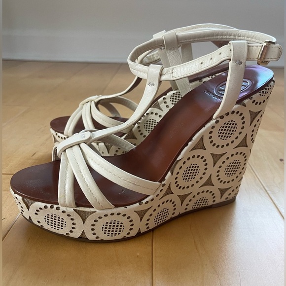Tory Burch Ida Wedge Size 9 - Picture 1 of 9